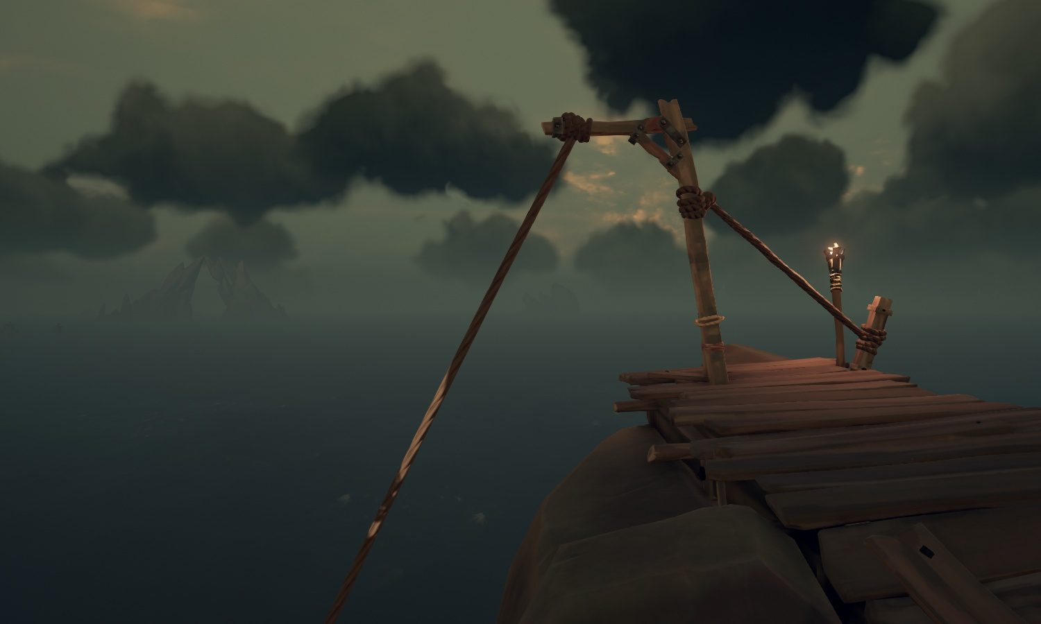 Seilrutsche Seilrutschen sind jetzt auf verschiedenen Inseln aufgebaut worden. Rutscht an ihnen hinunter um Euch schneller fortzubewegen.